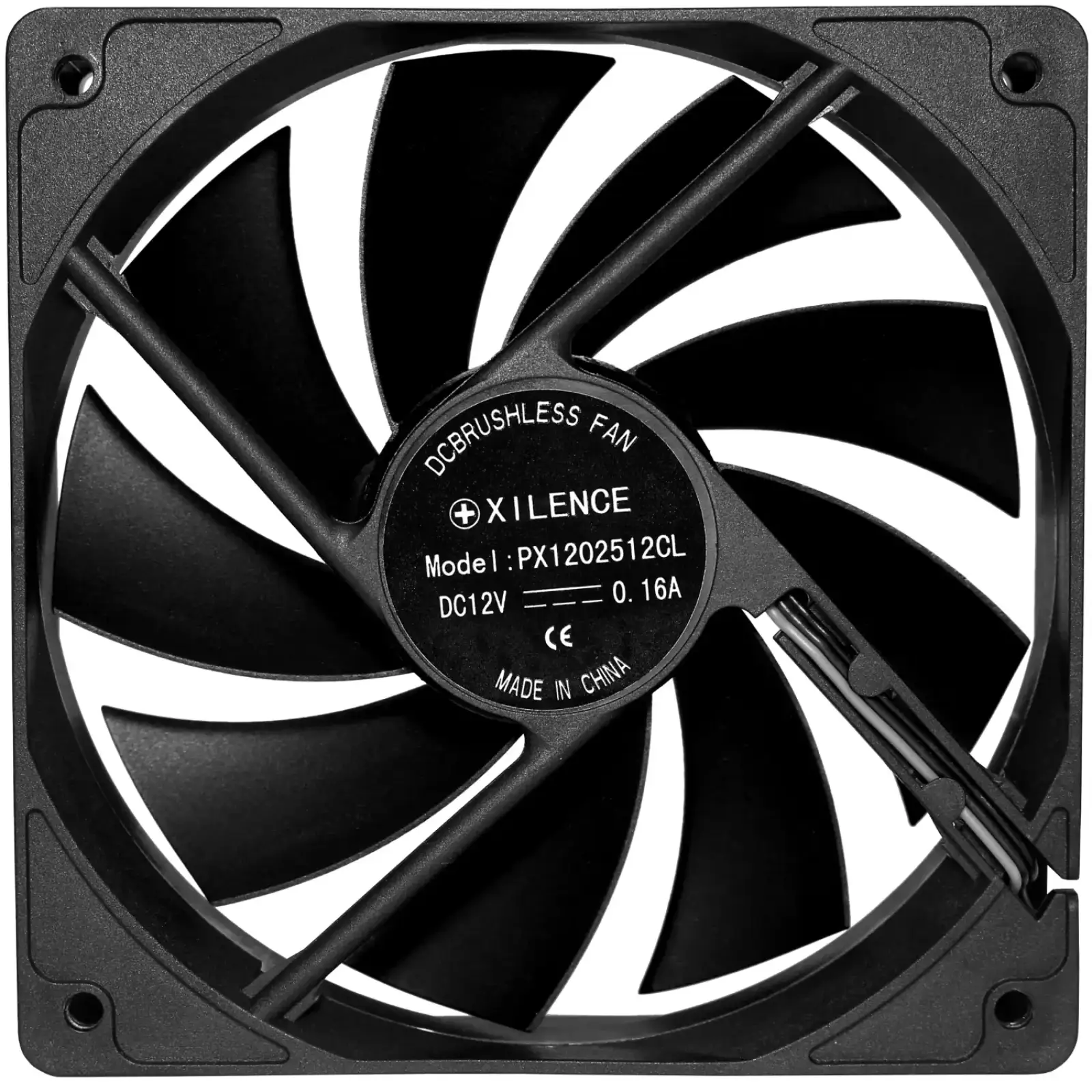 Вентилятор для корпуса 120mm Xilence XPF120.B Black, Retail Box (XF139) UA