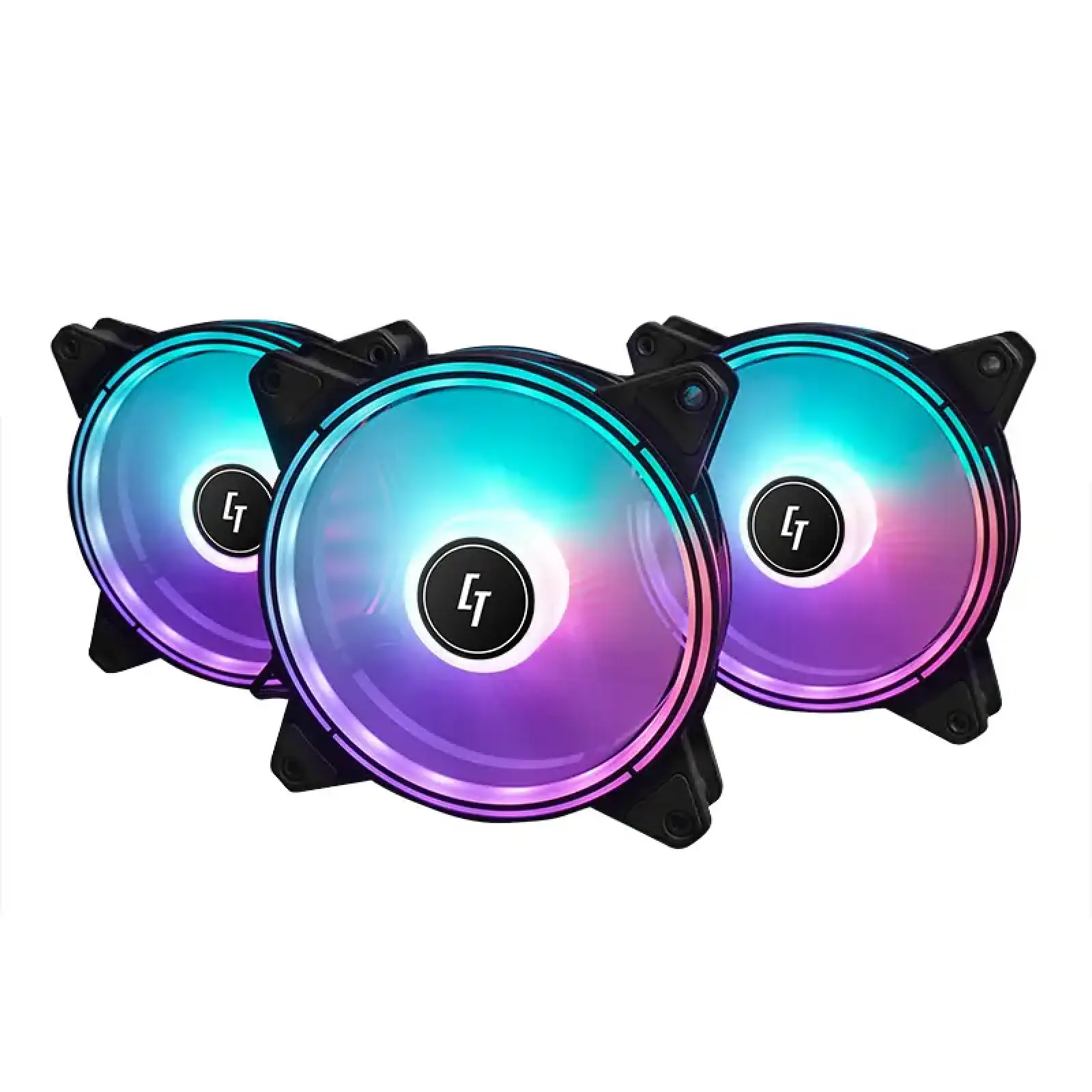 Вентилятор для корпуса 120mm*3 Chieftec Nova NF-3012-RGB fan set UA