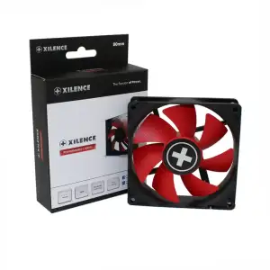 Вентилятор для корпуса 80mm Xilence Performance C XPF80.R.PWM Red/Black, Retail Box (XF040) UA
