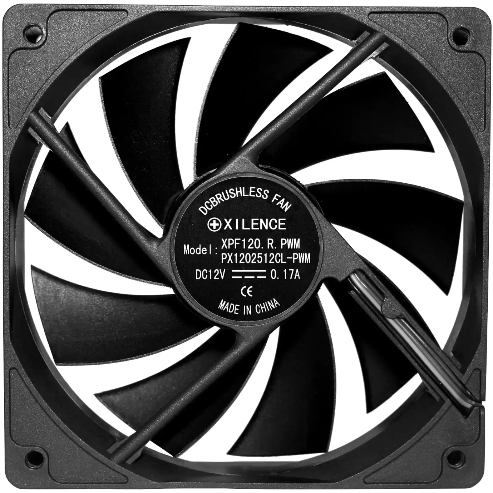Вентилятор для корпуса 120mm Xilence Performance C XPF120.B.PWM Black, Retail Box (XF142) UA