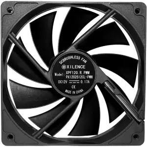 Вентилятор для корпуса 120mm Xilence Performance C XPF120.B.PWM Black, Retail Box (XF142) UA