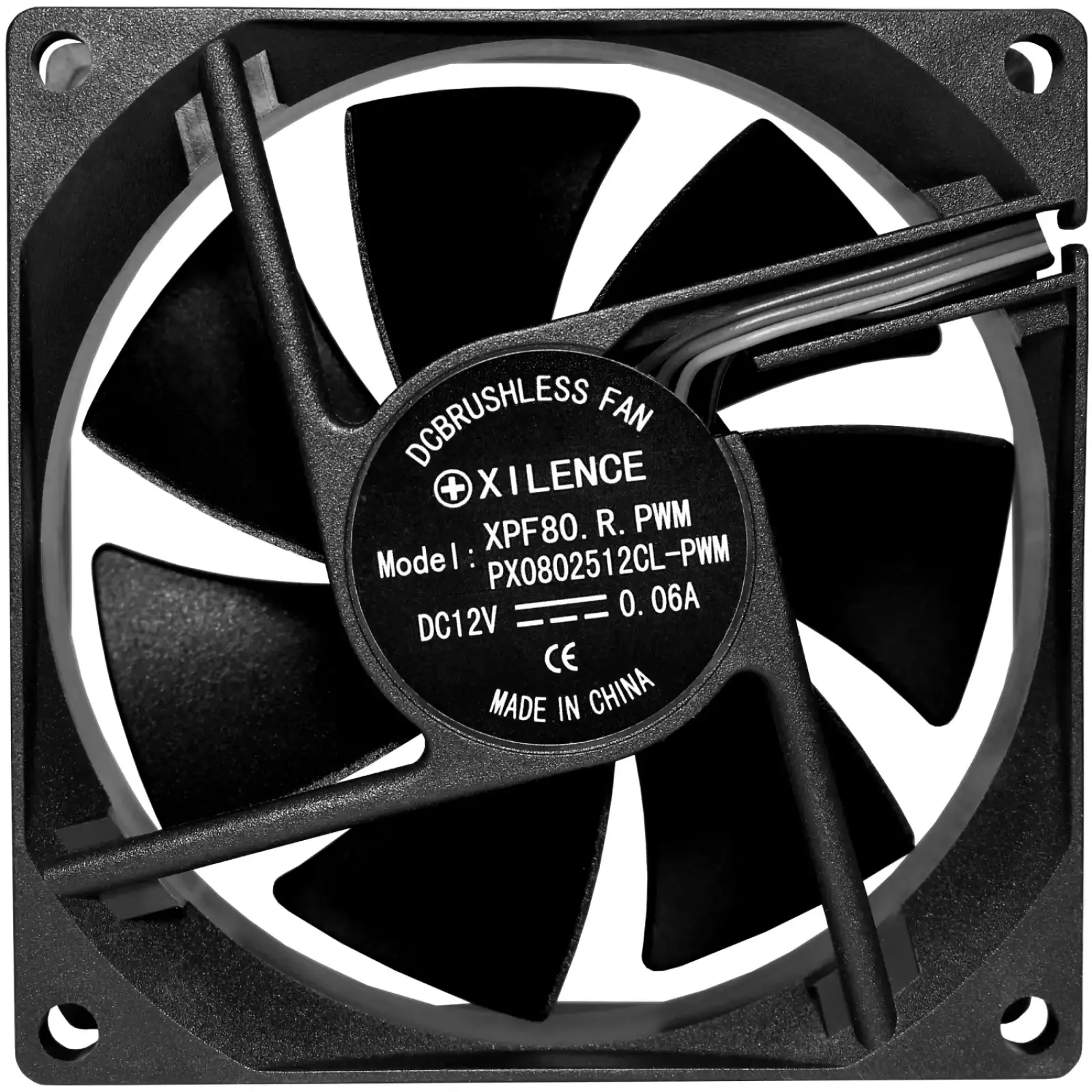 Вентилятор для корпуса 80mm Xilence Performance C XPF80.B.PWM Black, Retail Box (XF140) UA