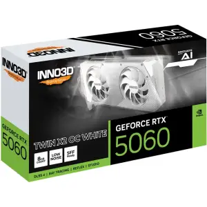 Відеокарта INNO3D GeForce RTX 5060 TWIN X2 OC WHITE (N50602-08D7X-195070W) UA