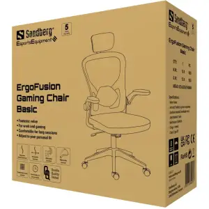 Крісло ігрове Sandberg ErgoFusion Gaming Chair Basic (640-97) UA