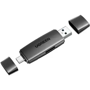 Картрідер USB-С 3.1 + USB-A 2-слота TF/SD CM304 Ugreen (80191) UA