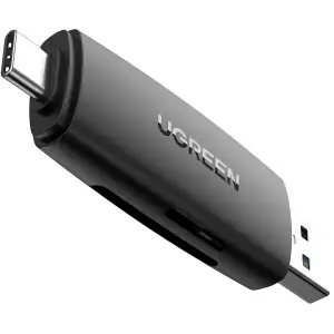 Картрідер USB-С 3.1 + USB-A 2-слота TF/SD CM304 Ugreen (80191) UA