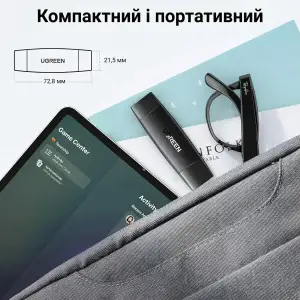 Картрідер USB-С 3.1 + USB-A 2-слота TF/SD CM304 Ugreen (80191) UA