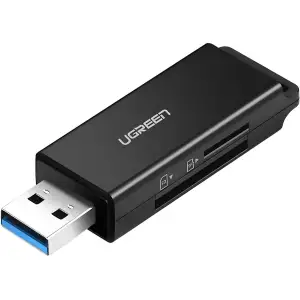 Картрідер USB 3.0 --> 2-слота SD/TF CM104 Ugreen (40752) UA