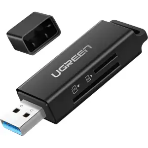 Картрідер USB 3.0 --> 2-слота SD/TF CM104 Ugreen (40752) UA
