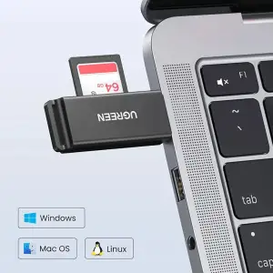 Картрідер USB 3.0 --> 2-слота SD/TF CM104 Ugreen (40752) UA