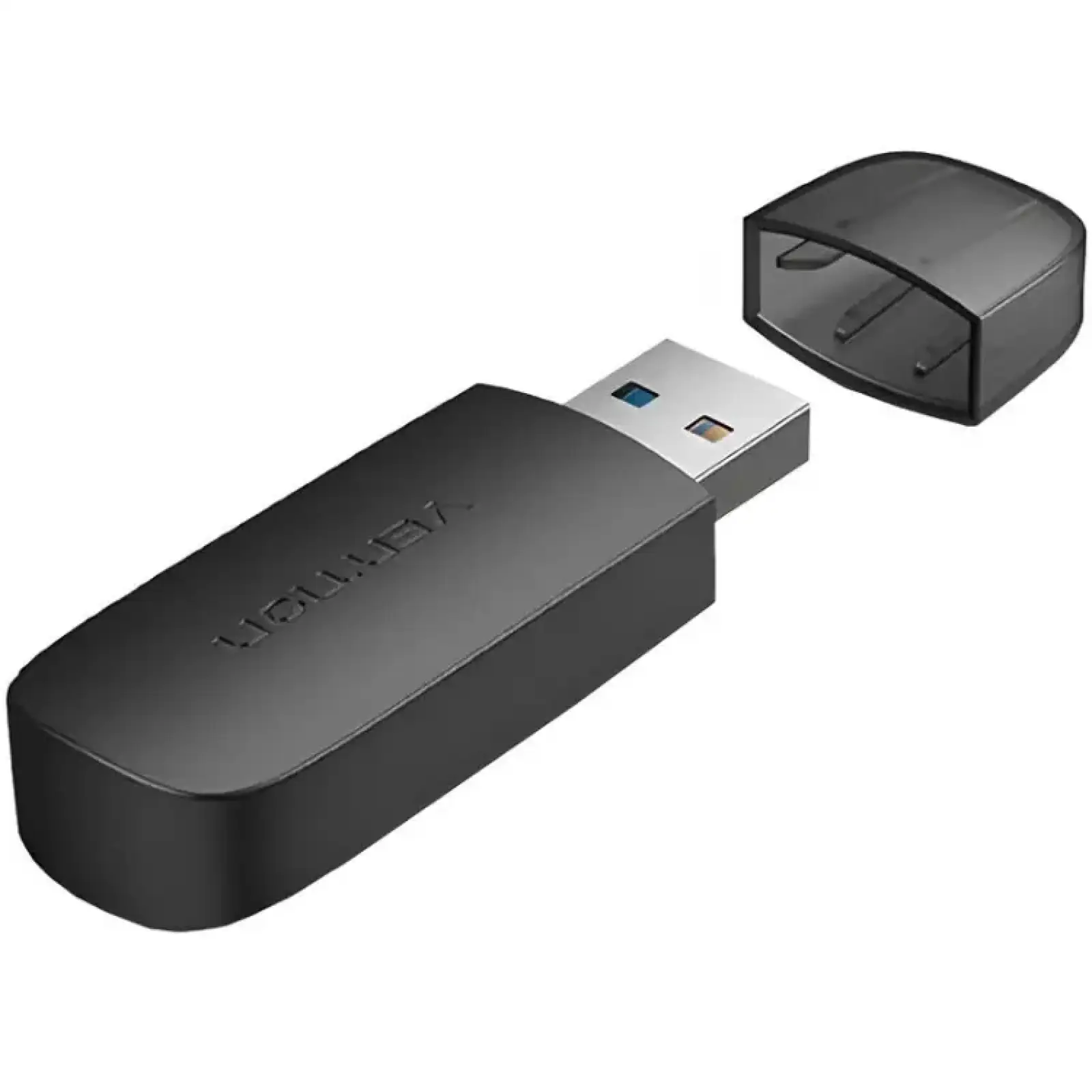 Картрідер USB 3.0, 2-слота SD/TF чорний Vention (CLGB0) UA