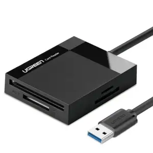 Картрідер USB 3.0 SD/TF/CF/MS 4 в 1 кабель 0.5м CR125 Ugreen (30333) UA