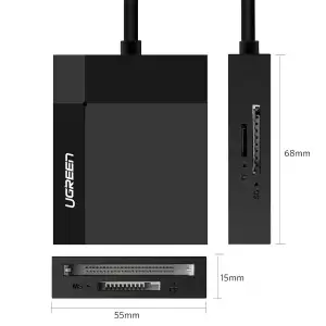 Картрідер USB 3.0 SD/TF/CF/MS 4 в 1 кабель 0.5м CR125 Ugreen (30333) UA