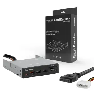 Картридер 2x USB3.2, 2x Type-C,1x PD3.0, 1x QC3.0 USB, внутрішній, 3.5