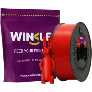 Пластик (Filament) WINKLE PETG 1кг, 1.75мм, пекельно-червоний (PET01000175ROJDIAWNK) UA