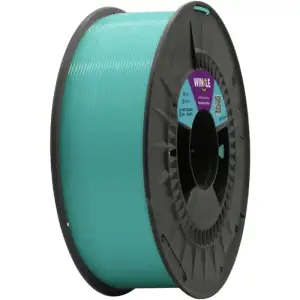 Пластик (Filament) WINKLE PETG CRYSTAL 1кг, 1.75мм, аквамариново-синій (PET01000175AZUAGUWNK) UA