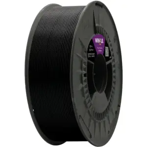 Пластик (Filament) WINKLE PETG 1кг, 1.75мм, чорний (PET01000175NEGAZAWNK) UA