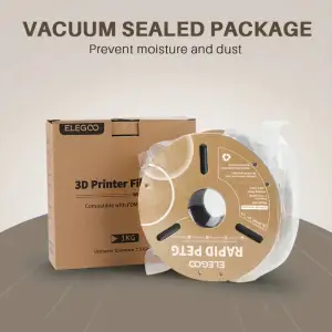 Пластик (Filament) ELEGOO RAPID PETG 1кг, 1.75мм, чорний (50.203.0216) UA