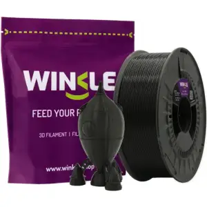 Пластик (Filament) WINKLE PLA HIGH SPEED 1кг, 1.75мм, чорний (PHS01000175NEGAZAWNK) UA