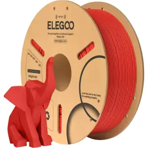 Пластик (Filament) ELEGOO PLA 1kg 1.75mm Red (50.203.0043) UA