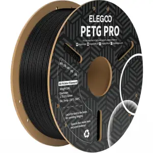 Пластик (Filament) ELEGOO PETG PRO 1кг, 1.75мм, чорний (50.203.0198) UA