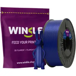 Пластик (Filament) WINKLE PETG 1кг, 1.75мм, королівський синій (PET01000175AZUROYWNK) UA