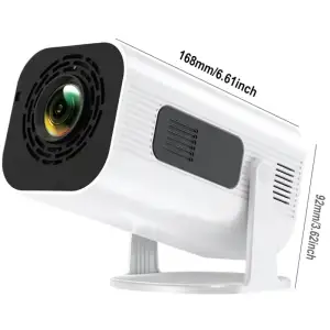 Проєктор H96 MAX HP330 LED LCD HD 170AL 16:9 H713 1G/8G Android 11.0 HDMI WiFi BT білий (H96 MAX_HP330) UA