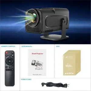 Проєктор H96 MAX HY320 LED LCD FullHD 230AL 16:9 H713 1G/8G Android 11.0 HDMI WiFi BT сірий (H96MAX_HY320) UA