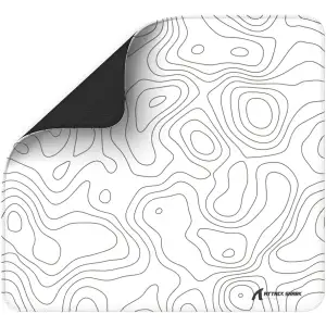 Ігрова поверхня Attack Shark CM02 450x400x4мм Contour white (CM02CW_AS) UA