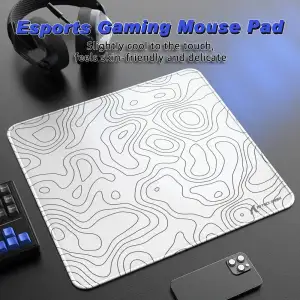Ігрова поверхня Attack Shark CM02 450x400x4мм Contour white (CM02CW_AS) UA