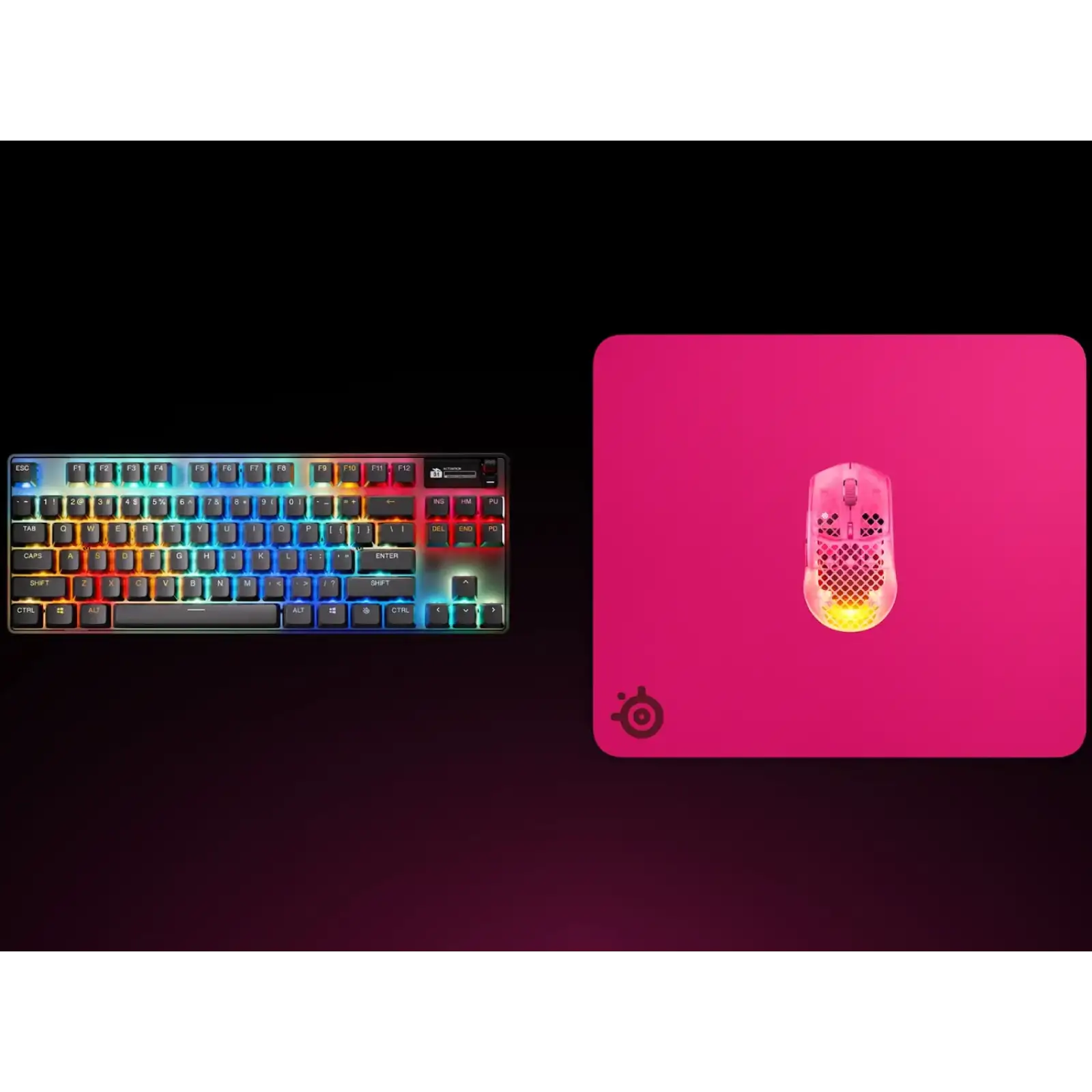 Ігрова поверхня SteelSeries QcK Heavy Large 450х400х6мм Magenta (63479) UA