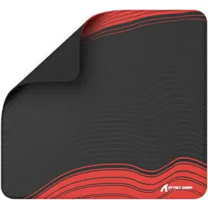 Ігрова поверхня Attack Shark CM02 450x400x4мм Contour line Black Red (CM02CLBR_AS) UA
