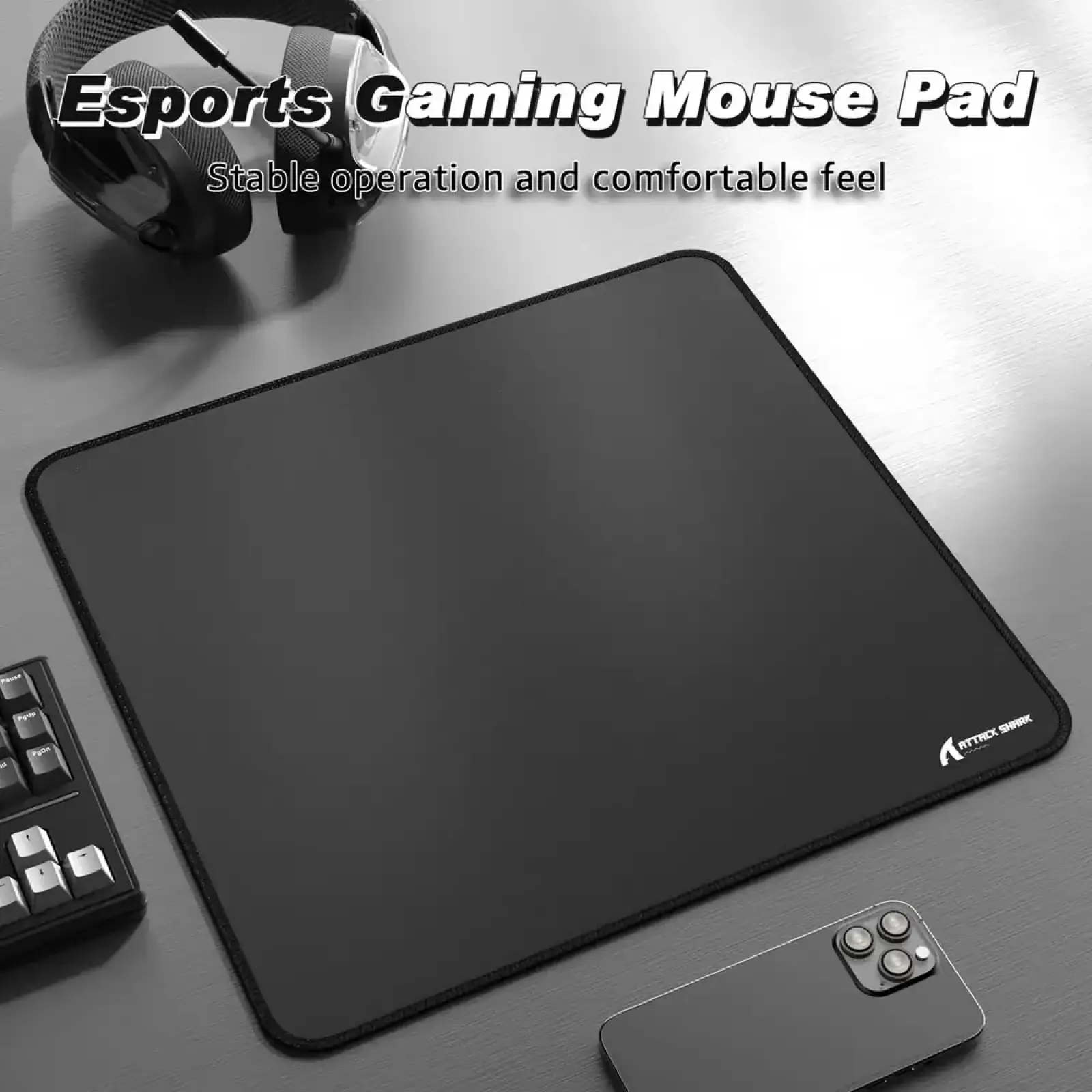 Ігрова поверхня Attack Shark CM02 450x400x4мм Dark gray (CM02DGR_AS) UA