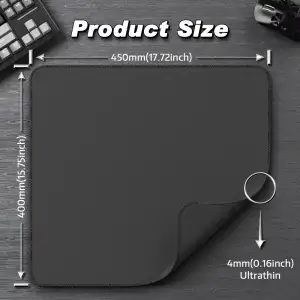 Ігрова поверхня Attack Shark CM02 450x400x4мм Dark gray (CM02DGR_AS) UA