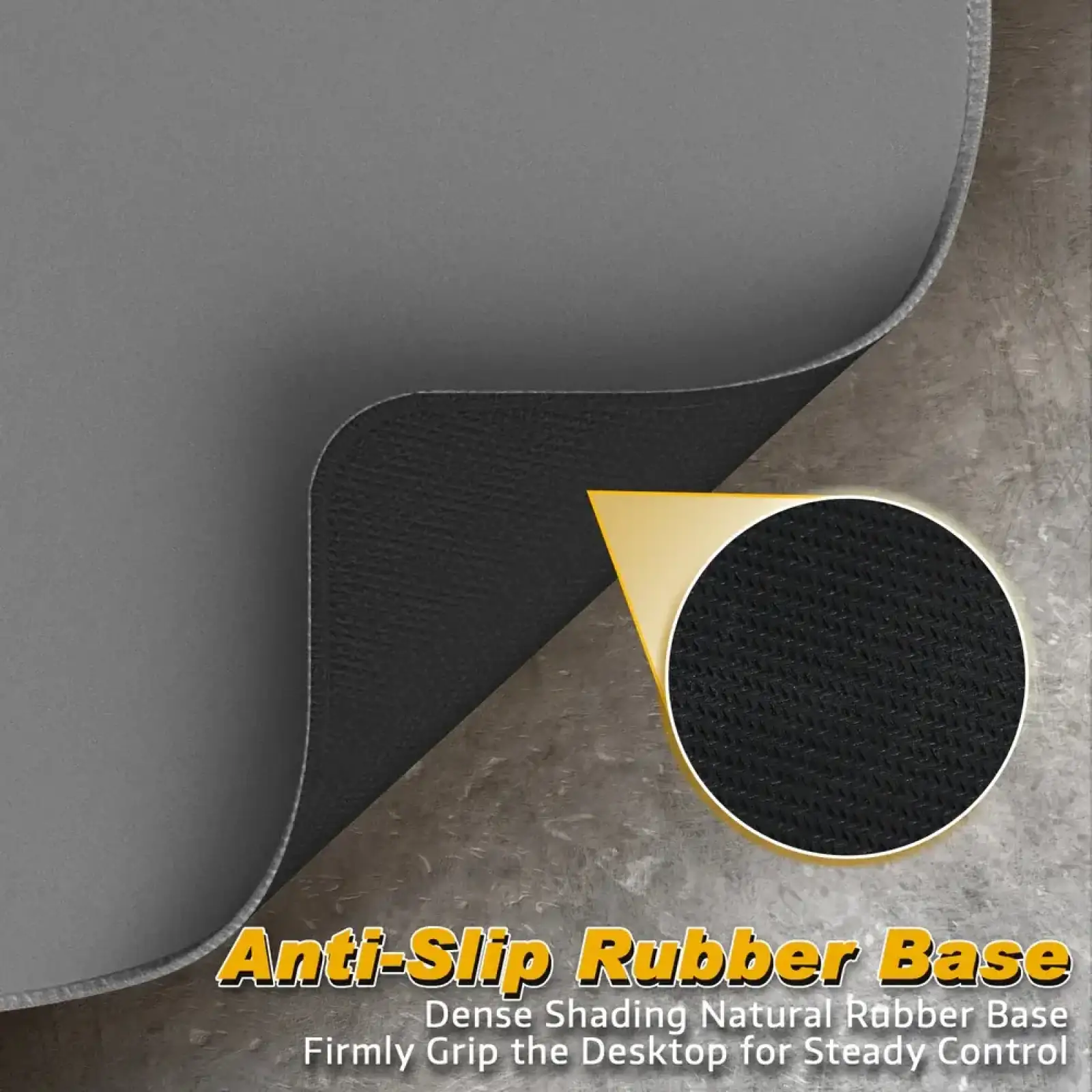 Ігрова поверхня Attack Shark CM02 450x400x4мм Light grey (CM02LGR_AS) UA