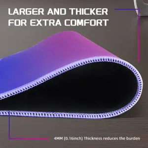 Ігрова поверхня Attack Shark CM03 eSport 450x400x4мм Violet-Blue gradient (CM03VBG_AS) UA