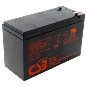Акумуляторна батарея CSB 12V, 7.2A, New, фактично 8.0А (GP1272F2(8.0А)) UA