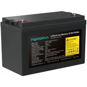 Акумуляторна батарея Marsriva LiFePO4, 12.8V/100Ah, , 1.28kWh (MR-LBP12-100-LAR) UA