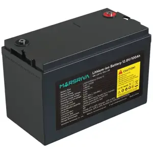 Акумуляторна батарея Marsriva LiFePO4, 12.8V/100Ah, , 1.28kWh (MR-LBP12-100-LAR) UA