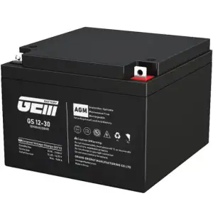 Акумуляторна батарея GEM Battery 12V-30Ah, AGM, L2/T2, (GS 12-30) UA