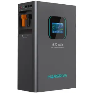 Акумуляторна батарея Marsriva LiFePO4, 25.6V/204Ah, 5.22KWH, настінний (MR-LFP24-200-WMD) UA