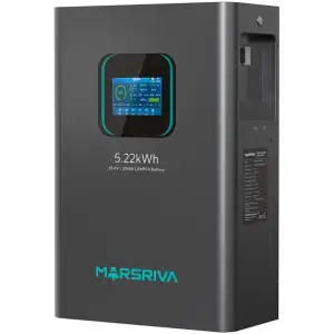 Акумуляторна батарея Marsriva LiFePO4, 25.6V/204Ah, 5.22KWH, настінний (MR-LFP24-200-WMD) UA