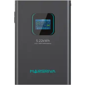 Акумуляторна батарея Marsriva LiFePO4, 51.2V/102Ah, 5.22KWH, настінний (MR-LFP48-100-WMD) UA
