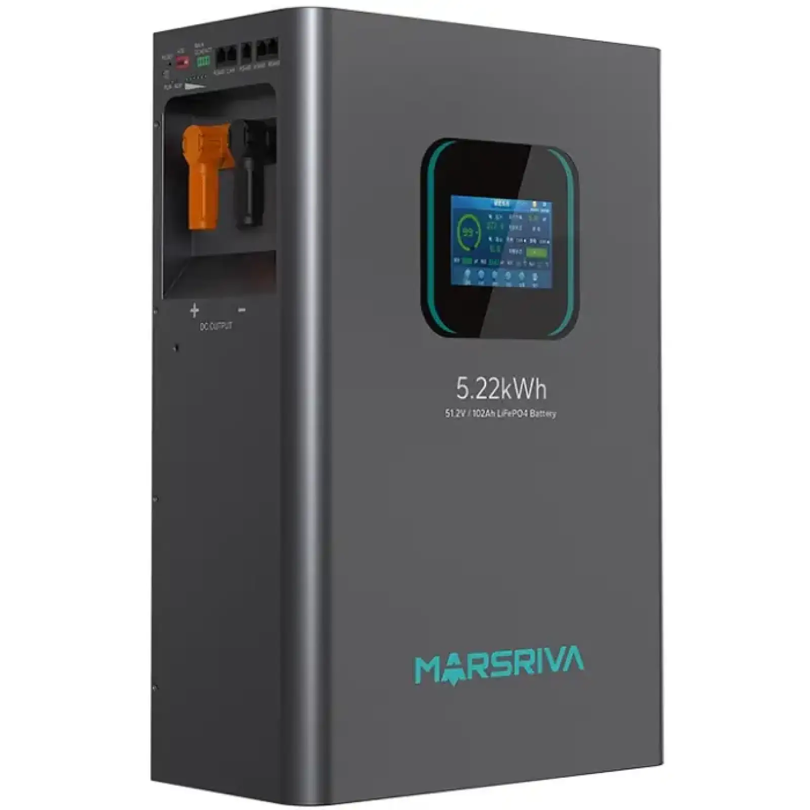 Акумуляторна батарея Marsriva LiFePO4, 51.2V/102Ah, 5.22KWH, настінний (MR-LFP48-100-WMD) UA