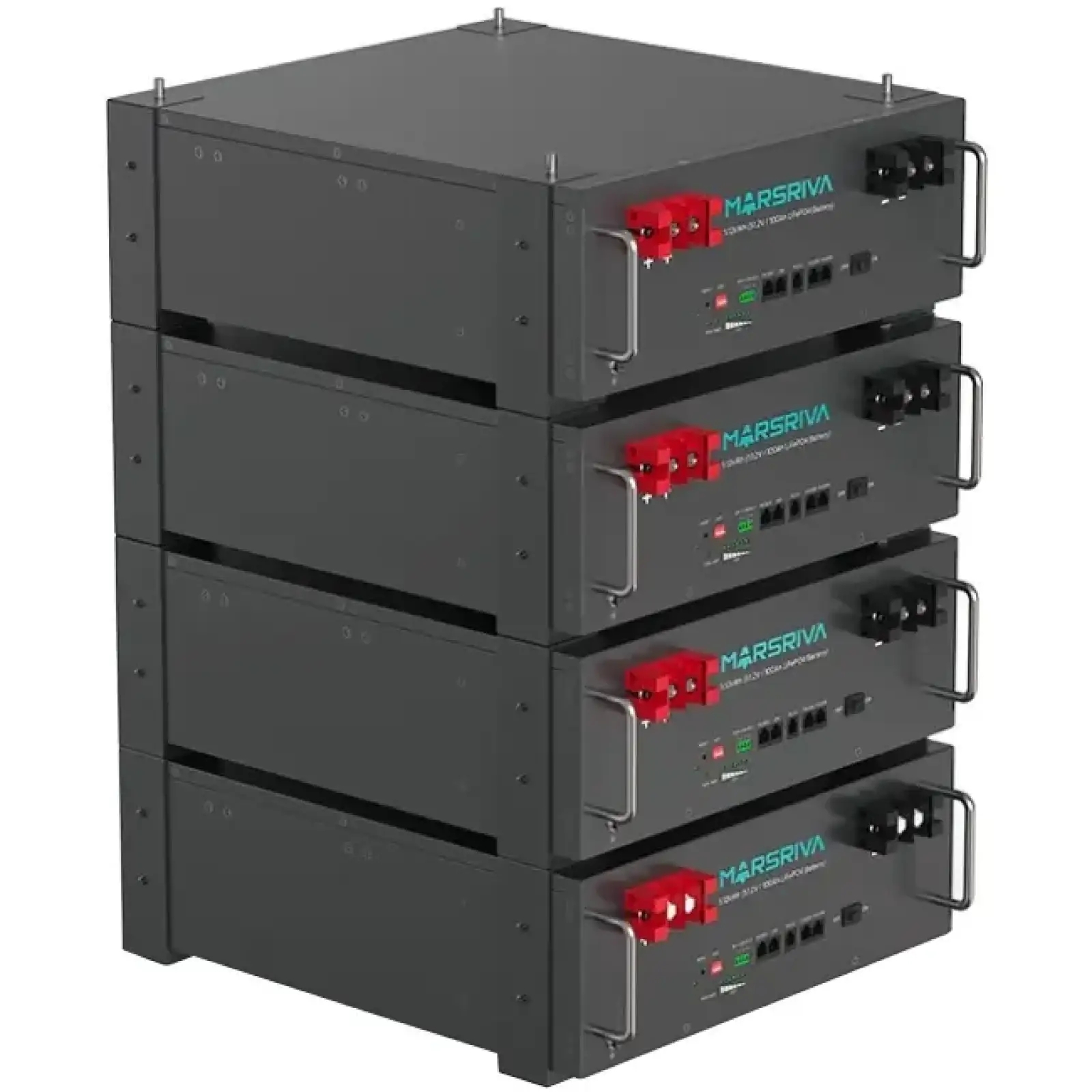 Акумуляторна батарея Marsriva LiFePO4, 51.2V/100Ah, 5.22KWH RT, монтаж в стійку (MR-LFP5.12-LRT) UA