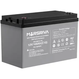 Акумуляторна батарея Marsriva 12.8V, 100A, AGM Gel battery (MR-PBD12-100) UA