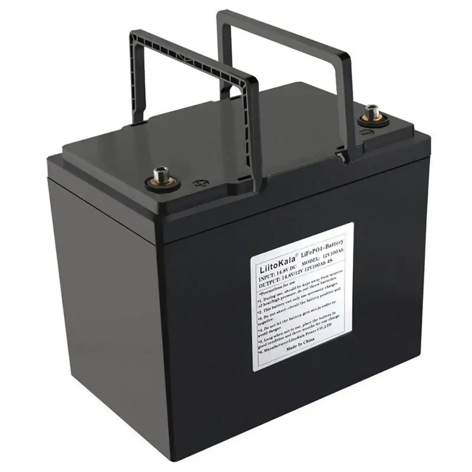 Акумуляторна батарея LiitoKala LiFePO4 12V100Ah (12V100Ah LiFePO4) UA