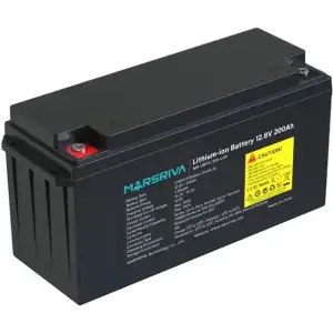 Акумуляторна батарея Marsriva LiFePO4, 12.8V/200Ah , 2.56kWh (MR-LBP12-200-LAR) UA