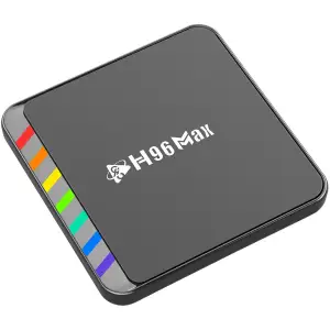 Медіаплеєр H96 MAX W2 4/64Gb/ Amlogic S905W2/ Android 11/ WiFi 2.4G+5G/BT:5.0/ LAN:100M/ чорний (W2_4GB/64GB) UA
