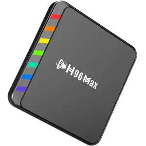 Медіаплеєр H96 MAX W2 4/64Gb/ Amlogic S905W2/ Android 11/ WiFi 2.4G+5G/BT:5.0/ LAN:100M/ чорний (W2_4GB/64GB) UA